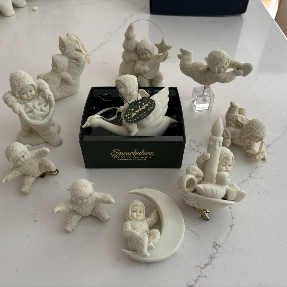 Department 56 Lot of 10 Snowbabies Figurines